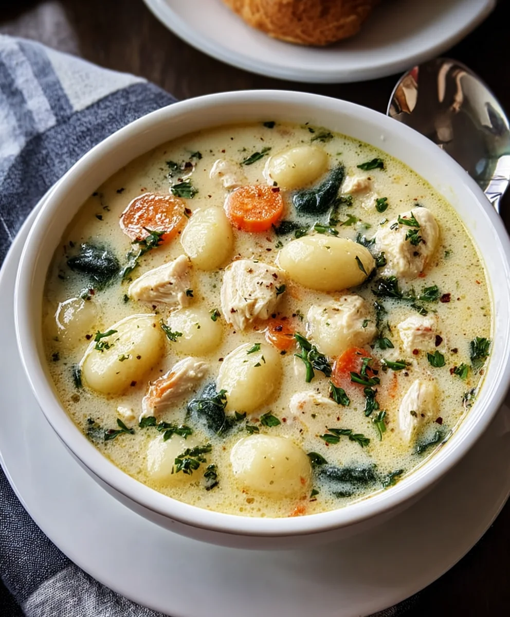Creamy Chicken Gnocchi Soup Recipe