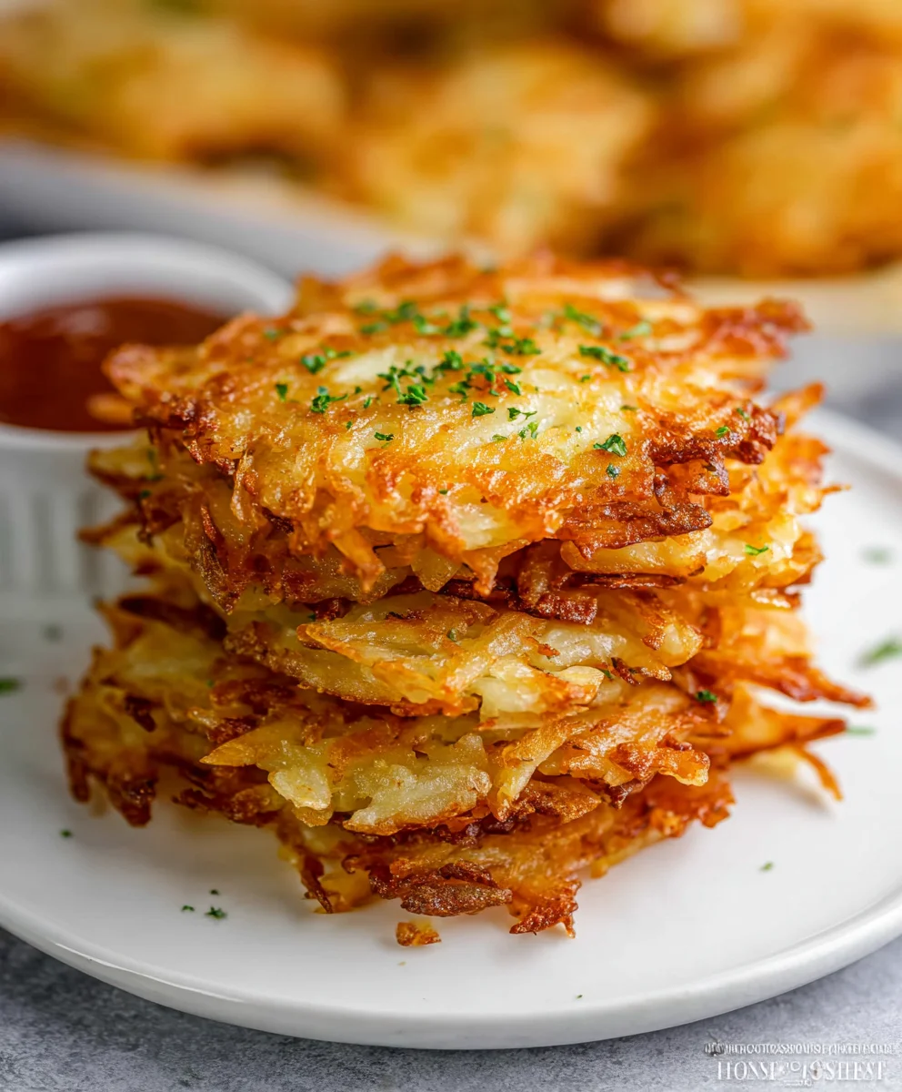 Crispy Homemade Shredded Hashbrowns- Easy Breakfast Recipe