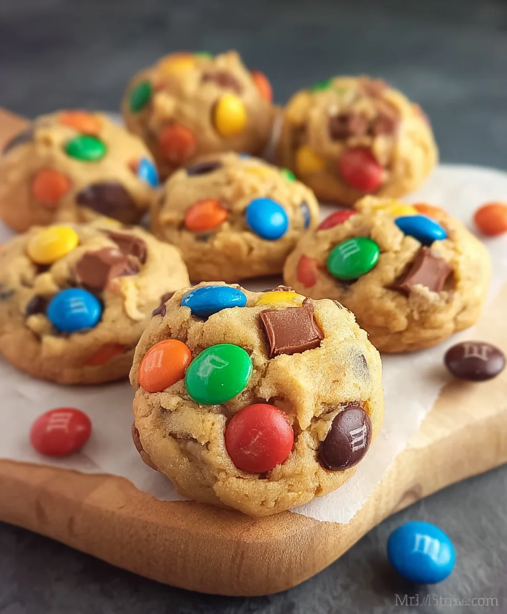 M&M Cookie Bites- Easy & Delicious Treat
