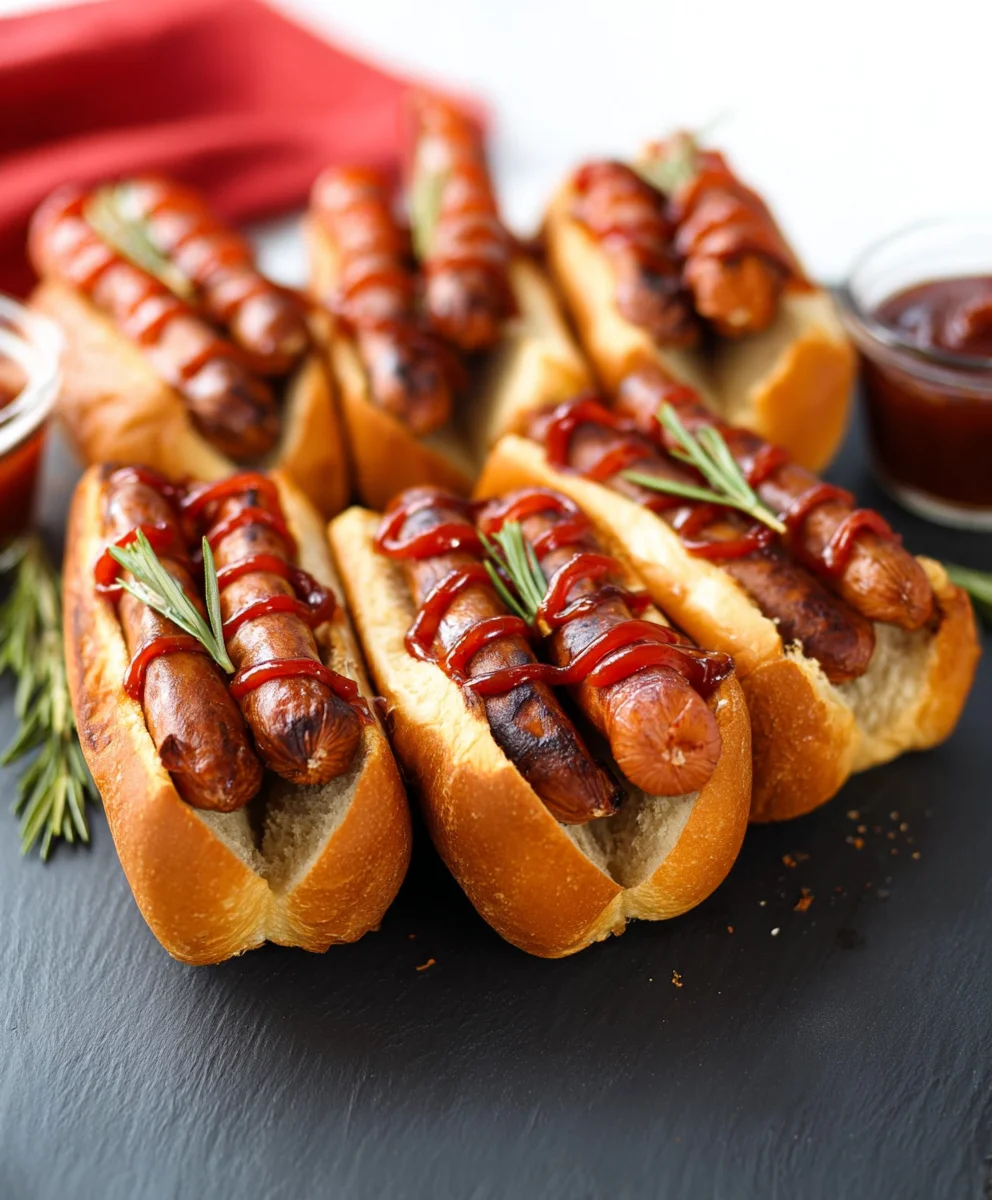 Spooky Beef Finger Hot Dogs Halloween Recipe
