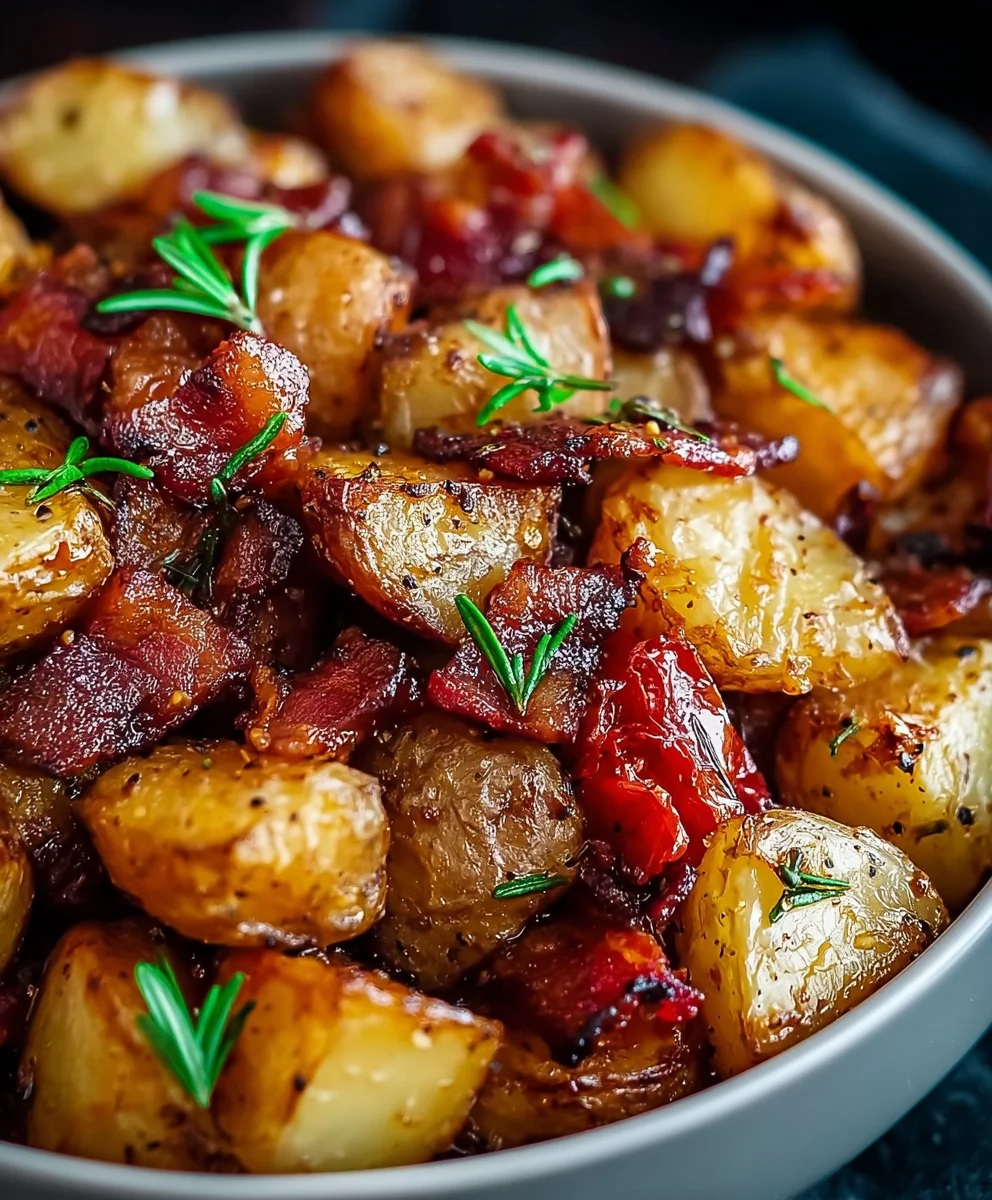 Honey Beef Bacon Roasted Potatoes Recipe