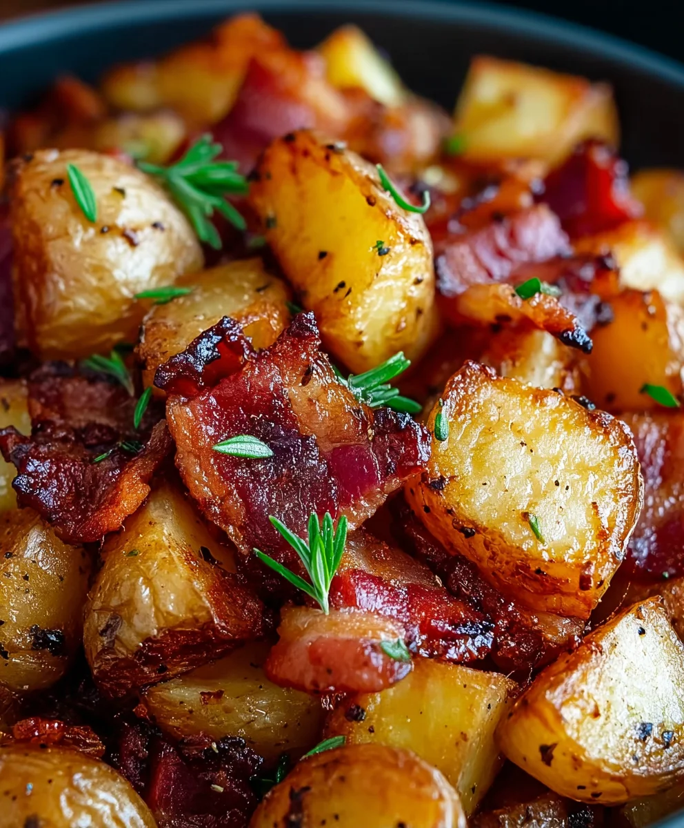 Honey Beef Bacon Roasted Potatoes Recipe